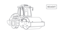 Двухвальцовый каток XCMG XD140VT