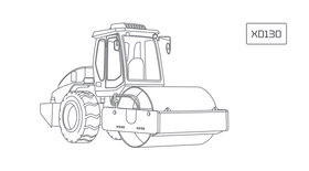 Двухвальцовый каток XCMG XD130