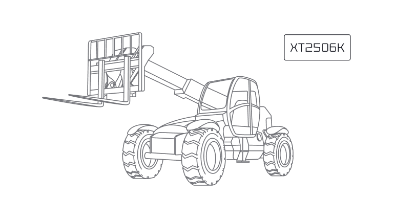 Телескопический погрузчик XCMG XT2506K