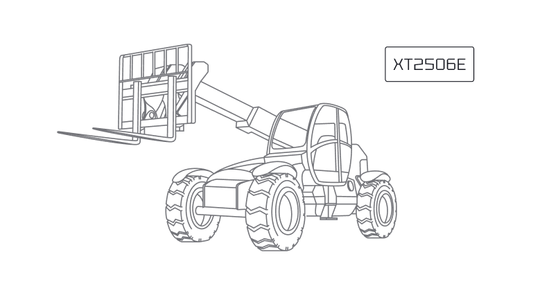 Телескопический погрузчик XCMG XT2506E